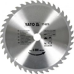 Yato пильный диск 300x30 мм, 40-зубцов 6076