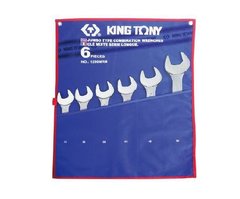 Набір комбінованих ключів King Tony 34-50мм 6шт.