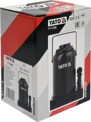 Пляшковий домкрат 32тонни 285 - 465 мм Yato YT-17008