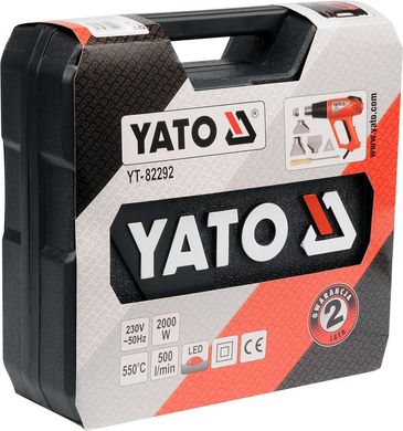 Найкращий будівельний фен з дисплеєм Yato YT-82292