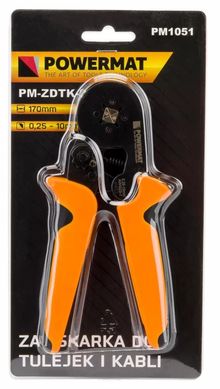 Щипцы для обжима наконечников и кабелей 0,25-10mm² PM-ZDTK-0.2510T Powermat