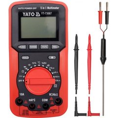 Yato мультиметр цифровой 5 в 1 73087