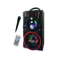 Портативная Bluetooth-колонка с радио и караоке Bass Polska 5941