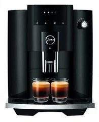 Кофемашина профессиональная для зернового кофе эспрессо для молотого кофе Jura E4 Piano Black