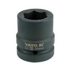 Ударна головка для гайковерта під квадрат 1'' 30мм (довжина 54мм) Yato YT-1186