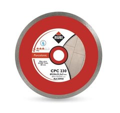 Алмазний диск, cpc 200 х 25,4 мм для фарфору Rubi