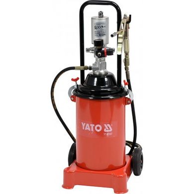 Мастильний пневматичний апарат Yato, з бачком - 12 л, для тиску - 0,8 MPa, тиск на виході - 300-400 Bar