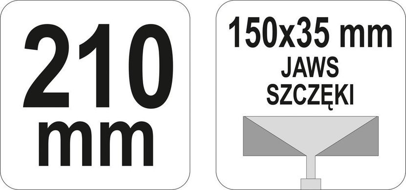 Yato щипцы для формирования профилей, 210 мм 5142