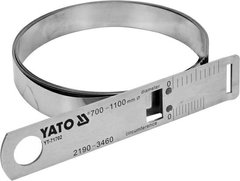 Вимірювальна стрічка YATO для вимірювання діаметра та кола 70-110 см