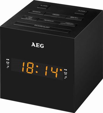Радиочасы AEG MRC 4150 (черные)