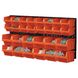 PROSPERPLAST мастерская доска с ящиками для мусора черный 80X40CM 2шт + 28 контейнеров NTBNP1 красный