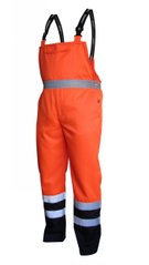 BETA Робочі штани, напівкомбінезон зі світловідбивачами (помаранчеві) VWTC08O – розмір M