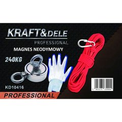 Неодимовый магнит 350 кг Kraft&Dele KD10419