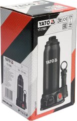 Домкрат пляшковий гідравлічний 3тонни Yato YT-17001