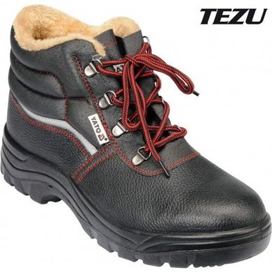 Кожаные рабочие ботинки Yato YT-80847 водонепроницаемые Tezu размер 45