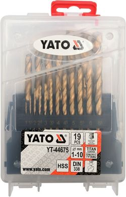 Набор свёрл по металлу Yato YT-44675
