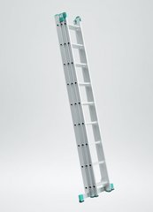 ALOSS універсальні алюмінієві сходи 3X11 градусів 7,11 м